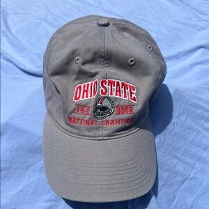 Gray Ohio State National Champions Cap